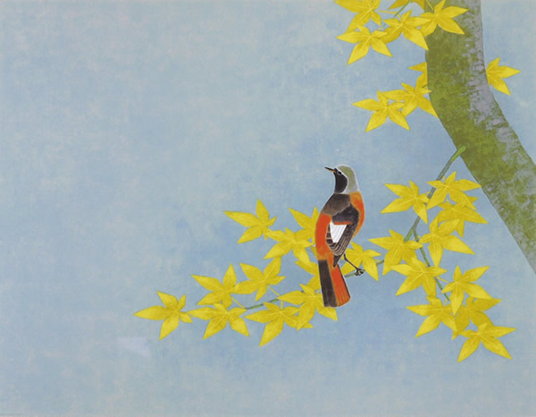 Japanese Autumn paintings and prints by Atsushi UEMIURA