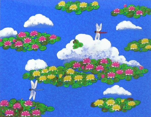 Japanese Sky or Cloud paintings and prints by Reiji HIRAMATSU