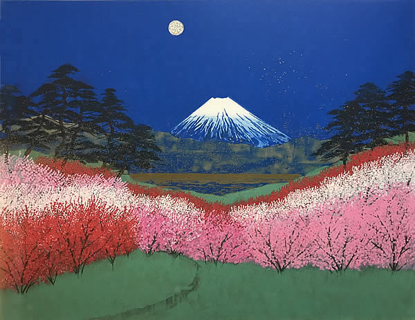 Japanese Fuji paintings and prints by Reiji HIRAMATSU