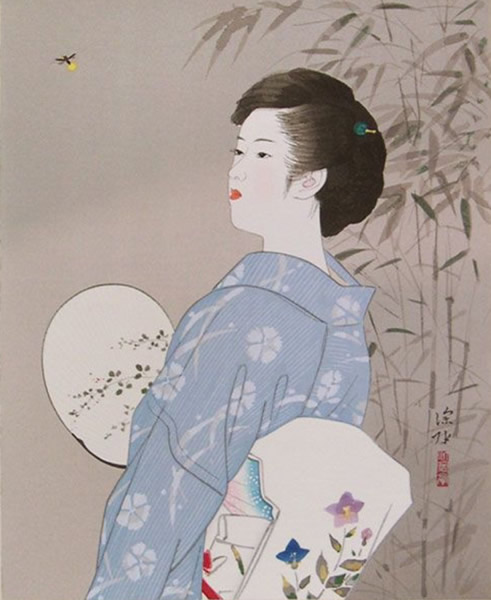 Japanese Summer paintings and prints by Shinsui ITO