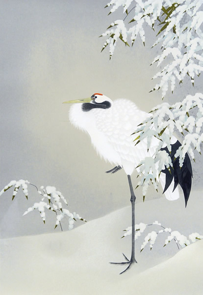 Japanese Snow paintings and prints by Shoko UEMURA