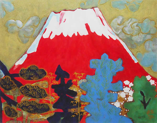 Japanese Shochikubai paintings and prints by Tamako KATAOKA