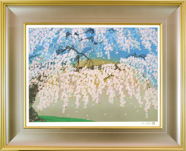 Frame of Large Cherry Blossom Tree in Shinden, by Chinami NAKAJIMA