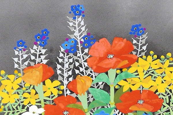 Detail of Flower Basket, by Fumiko HORI