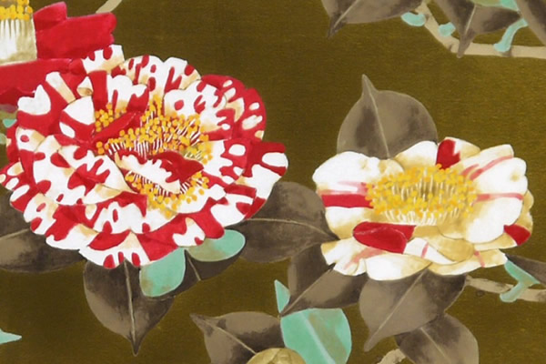 Detail of Camellia, by Fumiko HORI