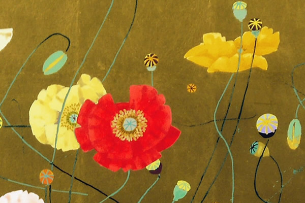 Detail of Poppy, by Fumiko HORI