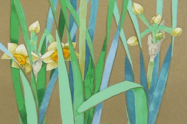 Detail of Narcissus, by Fumiko HORI