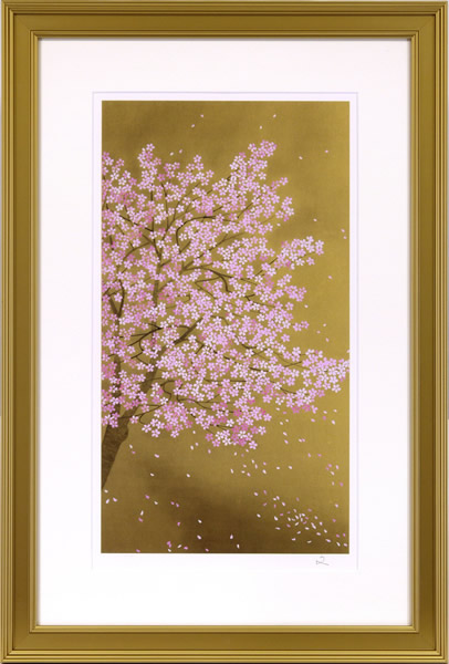 Frame of Shower of Cherry Blossoms, by Fumiko HORI