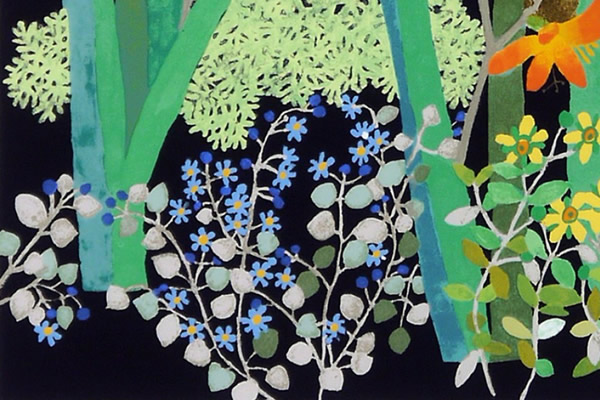 Detail of Crocosmia Aurea, by Fumiko HORI