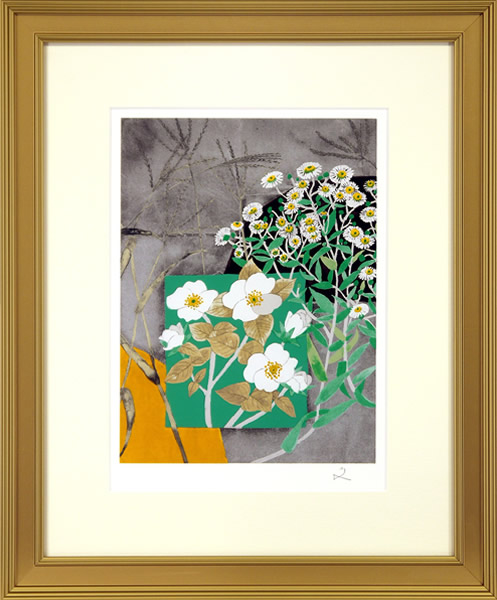 Frame of Jetbeads and Weeds, by Fumiko HORI