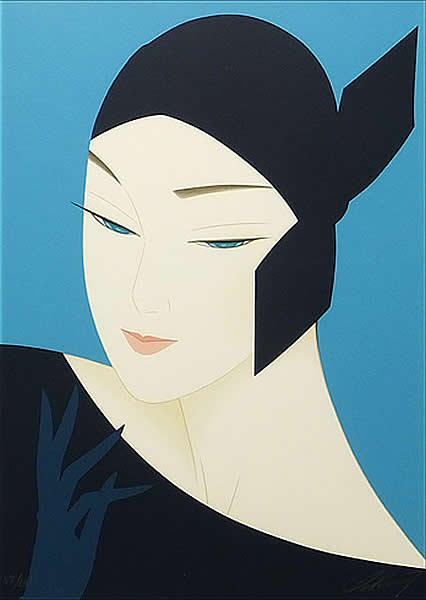 Japanese Woman paintings and prints by Ichiro TSURUTA