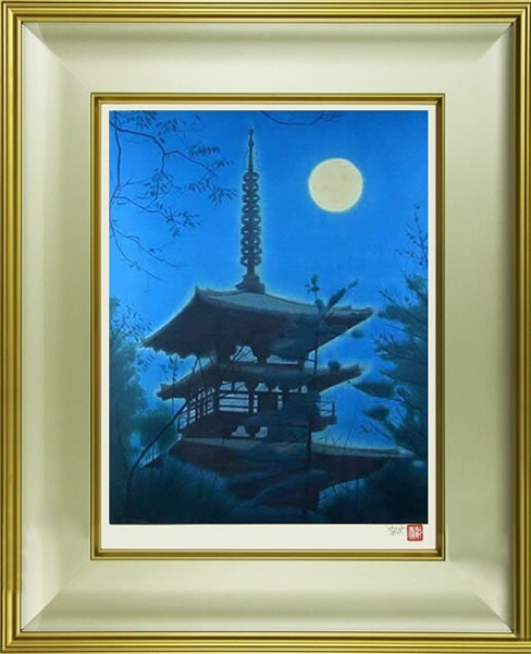 Frame of The The Pagoda at Yakushi-ji Temple, by Ikuo HIRAYAMA