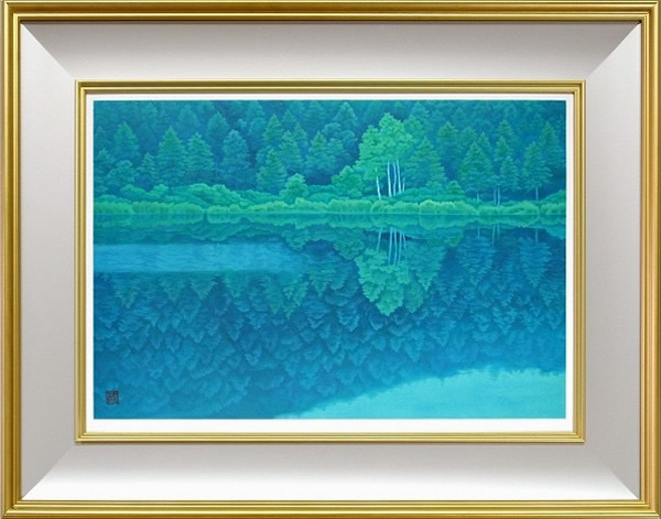 Frame of Reflections of Green, by Kaii HIGASHIYAMA