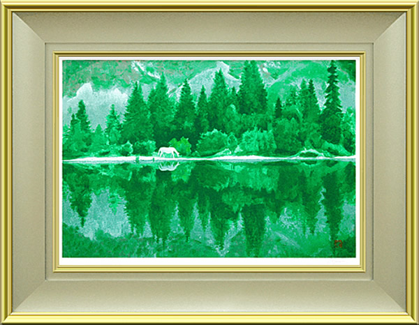 Frame of Limpid Lake, by Kaii HIGASHIYAMA