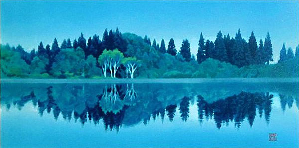 Japanese Forest paintings and prints by Kaii HIGASHIYAMA