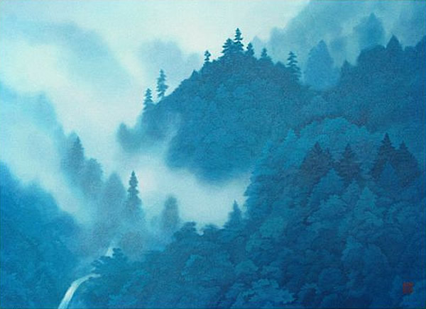 Japanese Mountain paintings and prints by Kaii HIGASHIYAMA