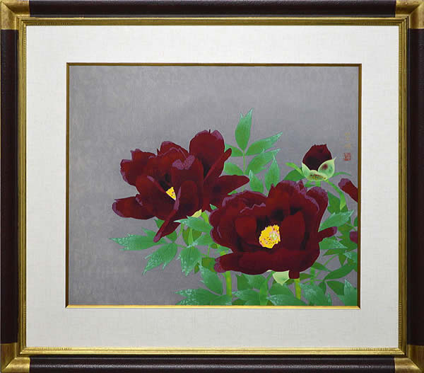 Frame of Black Flower, by Kayo YAMAGUCHI