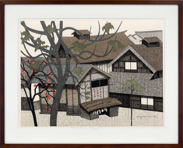 Frame of Persimmon Tree in Aizu (23), by Kiyoshi SAITO