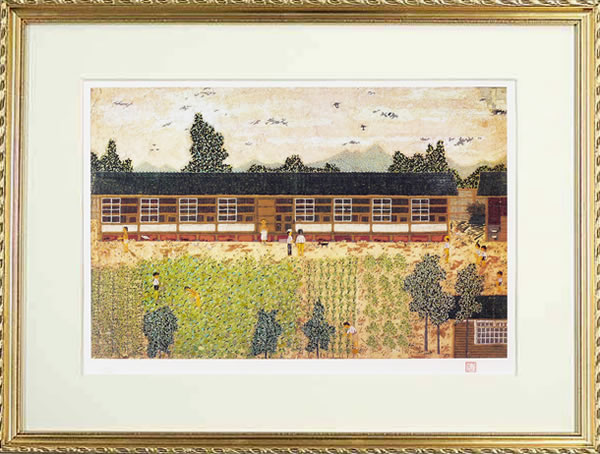 Frame of Rural School, by Kiyoshi YAMASHITA