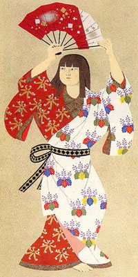 'Japanese Ballad' lithograph by Kohei MORITA