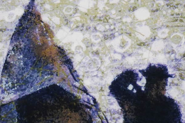 'Boat Song' lithograph by Koji MATSUMURA