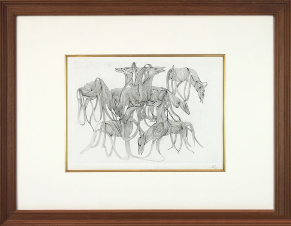 Frame of Deer, by Matazo KAYAMA