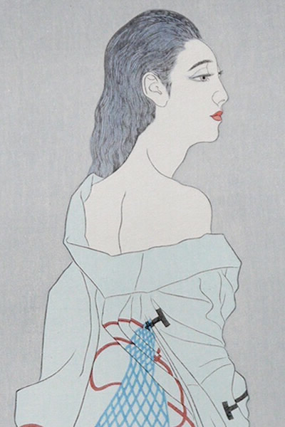 Detail of Hoshi-ami (Clothes with Mesh-patterned Print), by Matazo KAYAMA