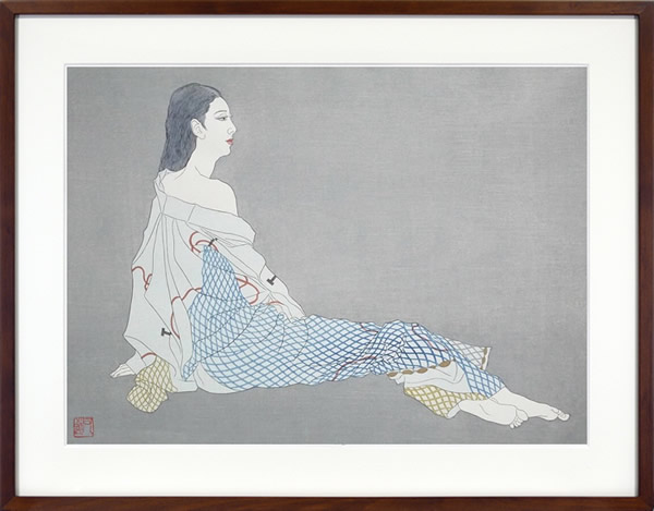 Frame of Ami (Clothes with Mesh-patterned Print), by Matazo KAYAMA