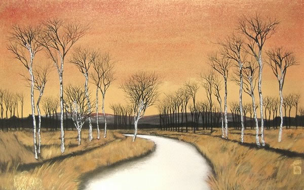 Japanese Tree or Woods paintings and prints by Misao YOKOYAMA