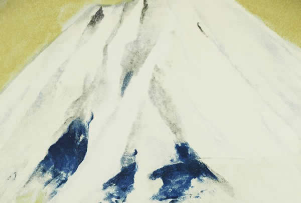 'Plum Blossom and Mount Fuji' lithograph by Nanpu KATAYAMA