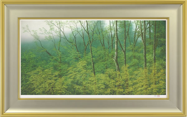 Frame of Flush of Greenness in the Morning, by Nori SHIMIZU