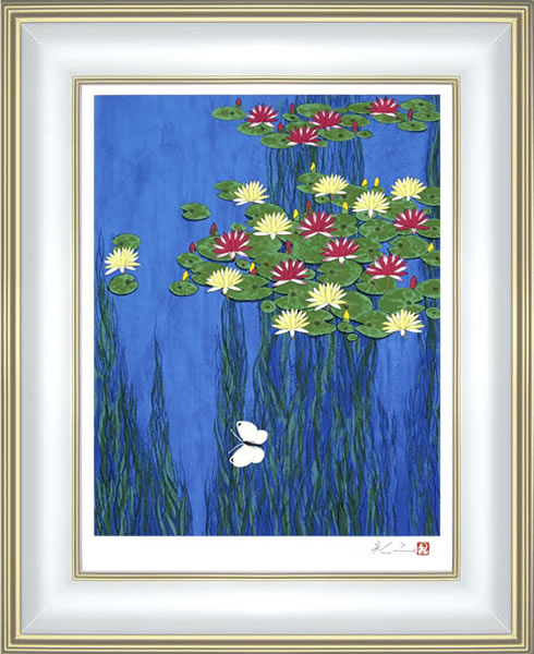 Frame of Monet's Pond, by Reiji HIRAMATSU