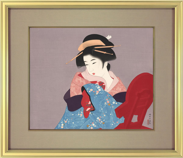 Frame of Michitose, by Shinsui ITO