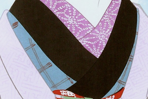 Detail of Cherry Blossom and a Beautiful Woman, by Shinsui ITO