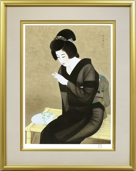 Frame of Fingers, by Shinsui ITO