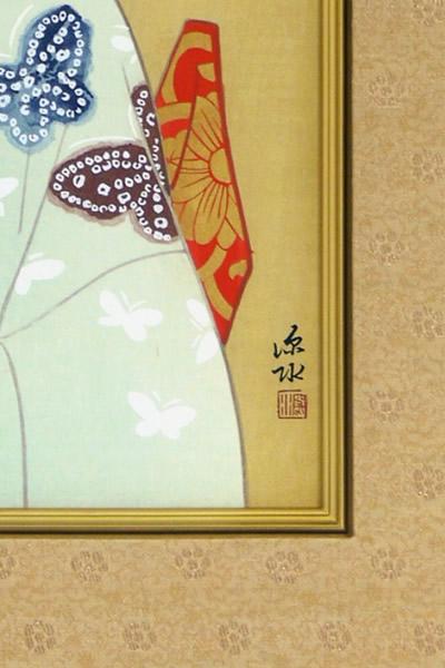 Signature of The First Shimada Hairstyle in the New Year, by Shinsui ITO