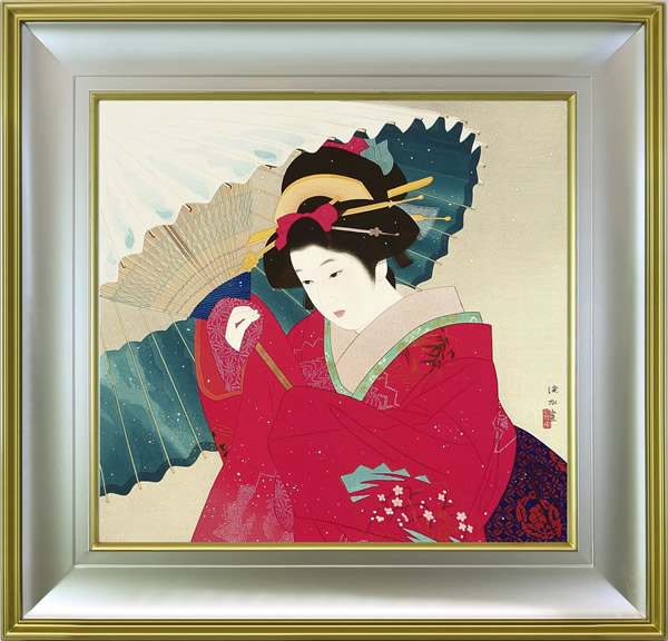 Frame of Spring Snow, by Shinsui ITO