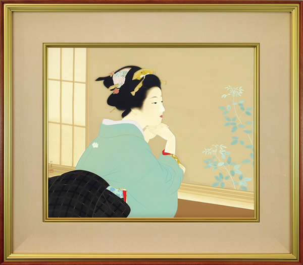 Frame of Young Leaves, by Shoen UEMURA