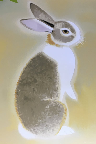 Detail of Rabbits, by Shoko UEMURA