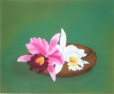 Japanese Floral or Flower paintings and prints by Susumu MAKI