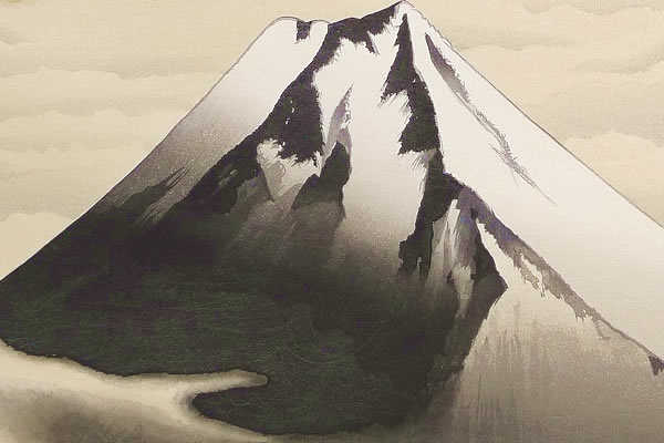 'Mount Fuji' woodcut by Taikan YOKOYAMA