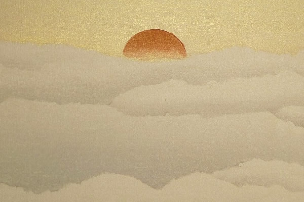 'Mount Fuji' woodcut by Taikan YOKOYAMA