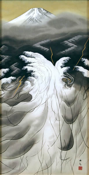 Japanese Sea or Ocean paintings and prints by Taikan YOKOYAMA