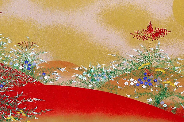 Detail of Autumn Field, by Tatsuya ISHIODORI