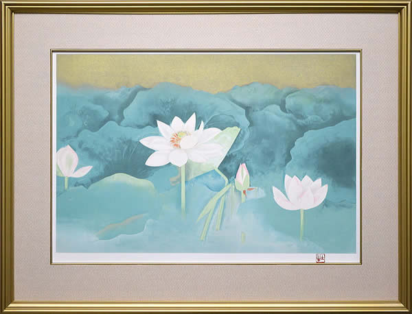 Frame of Lotus, by Togyu OKUMURA