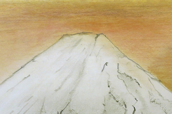 Detail of Madder Red Mount Fuji, by Togyu OKUMURA