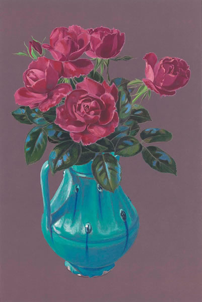 Japanese Rose paintings and prints by Yasushi SUGIYAMA