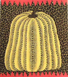 'Pumpkin' lithograph by Yayoi KUSAMA