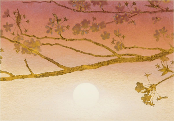 Japanese Sakura or Cherry Blossom paintings and prints by Yuji TEZUKA