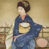 Japanese Maiko or Geisha paintings and prints